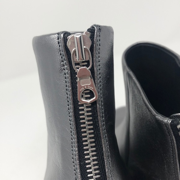 Rag & bone silver metallic drea Booties - Picture 3 of 7